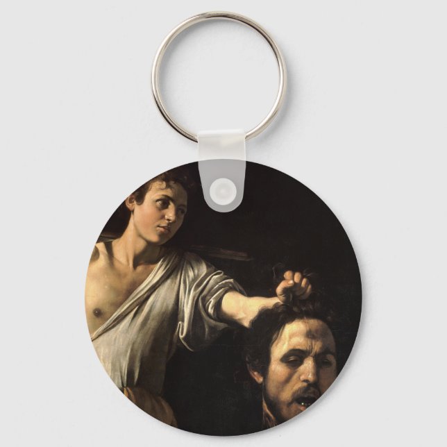 Porte-clés David avec le chef de Goliath, Caravaggio (Recto)