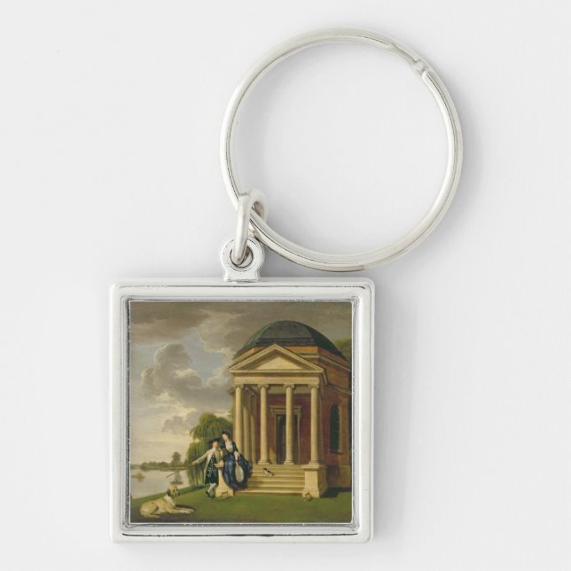 Porte-clés David Garrick (1717-79) et son épouse par son (Devant)