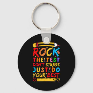 Porte-clés Day Rock Le Test Funky Enseignant Test Ex