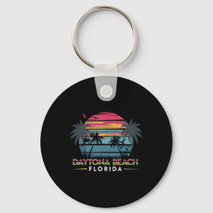 Porte-clés Daytona Beach Floride Vacances d'été Design rétro
