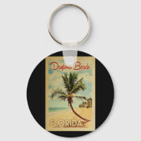 Daytona Beach Palm Tree Vintage voyage