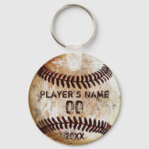 Porte-clés de baseball bon marché avec votre texte