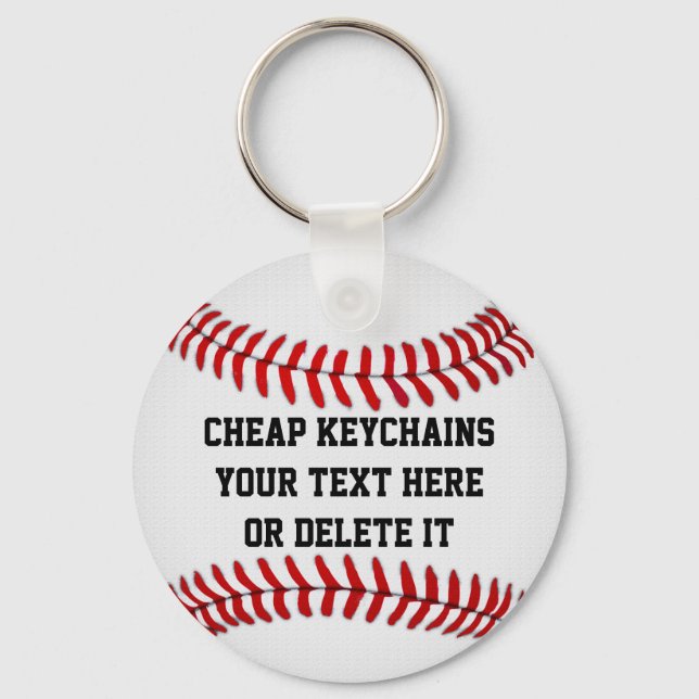 Porte-clés de baseball bon marché EN VENTE PERSONN (Recto)