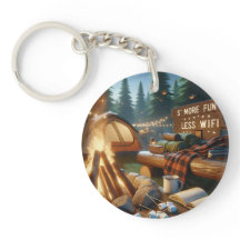 Porte-clés de camping « S’more Fun » – Accessoire