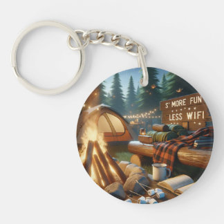 Porte-clés de camping « S’more Fun » – Accessoire