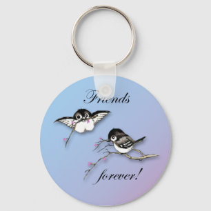 Porte-clés De Chickadees d'amis porte - clé mignon pour