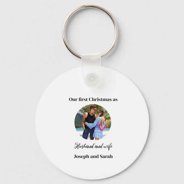 Porte-clés de famille de Noël (Recto)