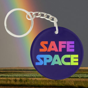 Porte-clés de fierté Safe Space