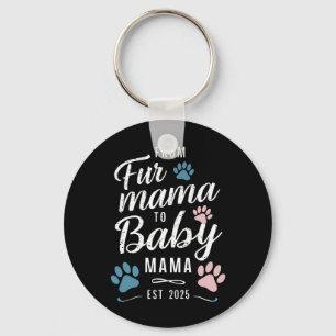 Porte-clés De Fur Mama à Baby Mama Env 2025 Chien Chat Maman