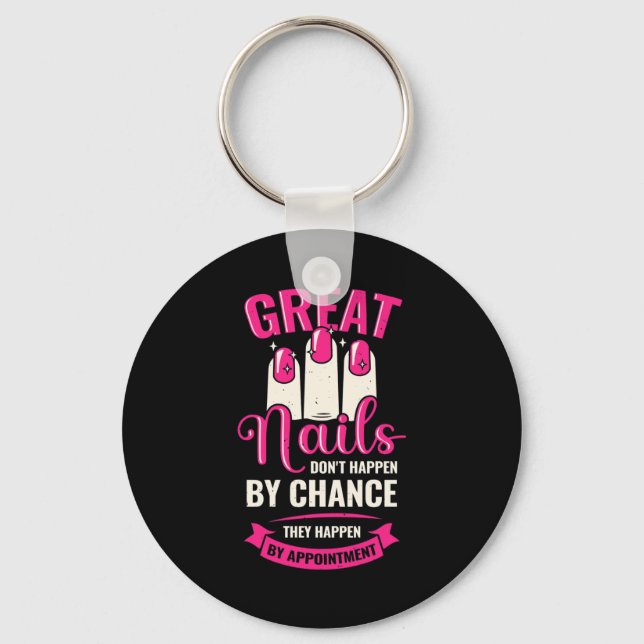 Porte-clés De Grands Nails Se Produisent Par Nomination (Recto)