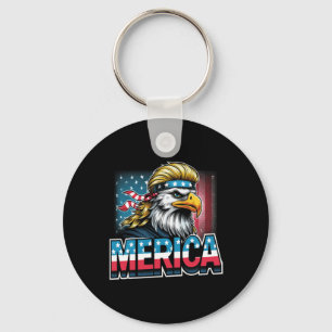 Porte-clés De Juillet Patriotic Funny Eagle Juillet 4 Usa Mer
