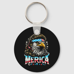 Porte-clés De Juillet Patriotic Funny Eagle Juillet 4 Usa Mer