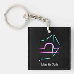 Porte-clés de la constellation du zodiaque Balance