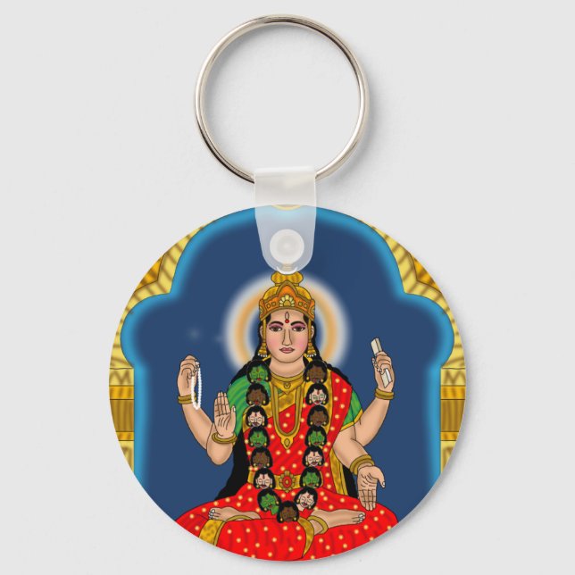 Porte-clés de la déesse Bhairavi (Recto)