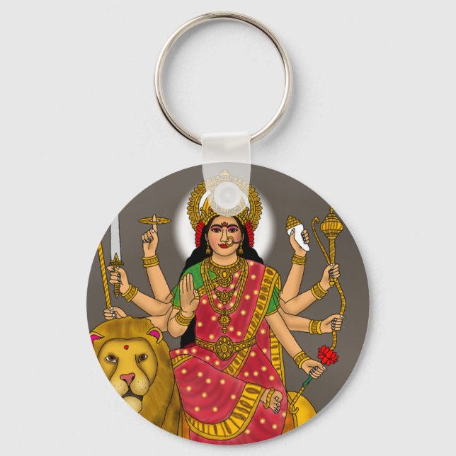Porte-clés de la déesse Durga (Recto)