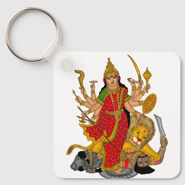 Porte-clés de la déesse Durga (Recto)