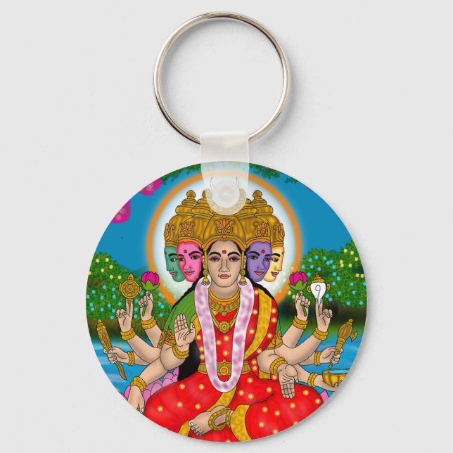 Porte-clés de la déesse Gayatri (Recto)