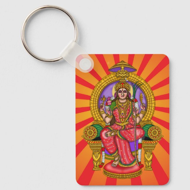 Porte-clés de la déesse Lalita Tripurasundari (Recto)