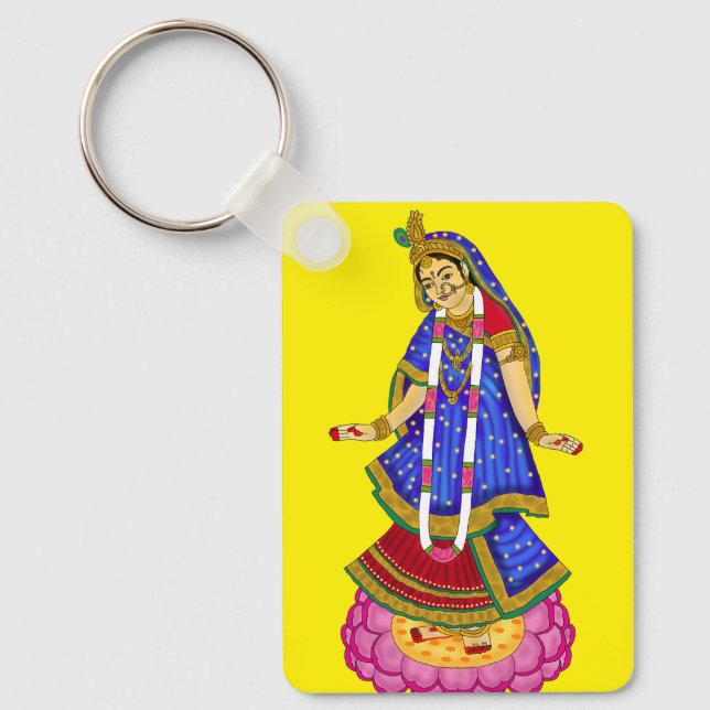 Porte-clés de la déesse Radha (Recto)