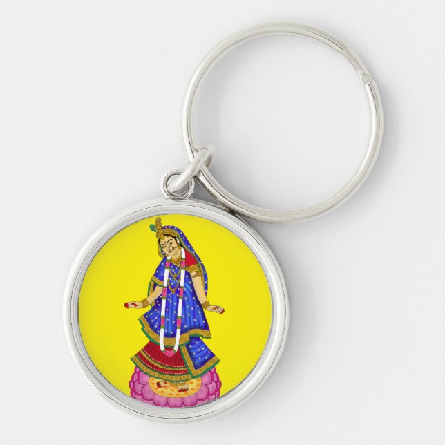 Porte-clés de la déesse Radha (Devant)