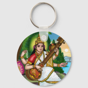 Porte-clés de la déesse Saraswati
