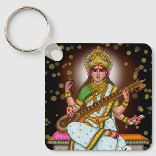 Porte-clés de la déesse Saraswati