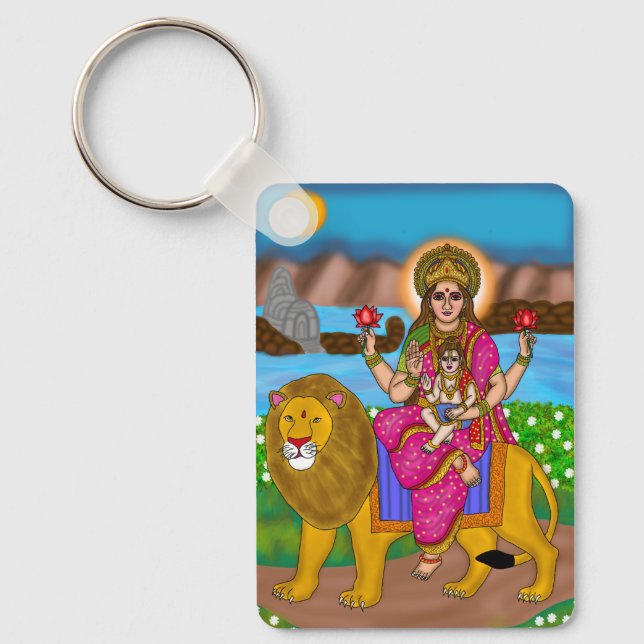 Porte-clés de la déesse Skandamata (Recto)