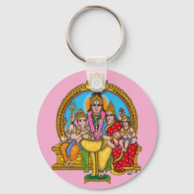 Porte-clés de la famille Shiva (Recto)