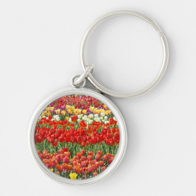 Porte-clés de la fête des fleurs de tulipe Tulipes (Devant)