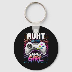 Porte-clés De La Fille Gamer Correspondant Vidéo Jeu Annivers