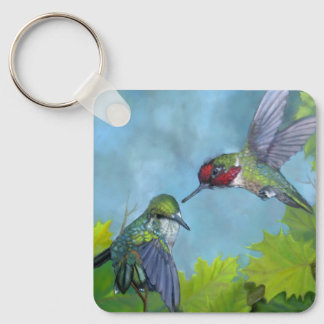 Porte-clés de la parade nuptiale du colibri