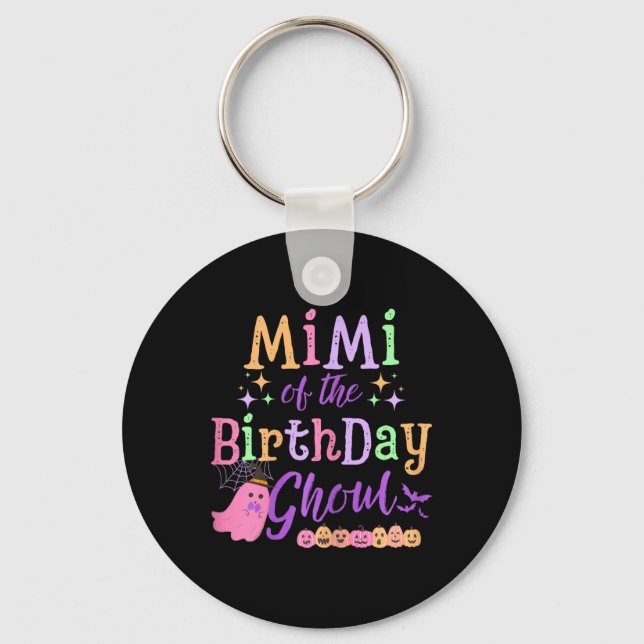 Porte-clés De L'Anniversaire Ghoul Cute Halloween Éffrayant F (Recto)