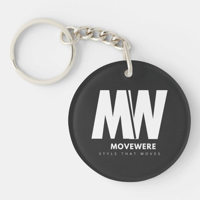 Porte-clés de logo d'entreprise moderne  (Devant)