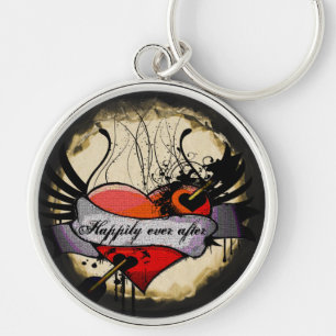 Porte-clés de lune de miel pour toujours Grunge He