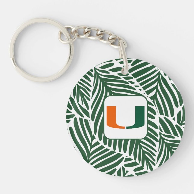 Porte-clés de l'Université de Miami (Devant)