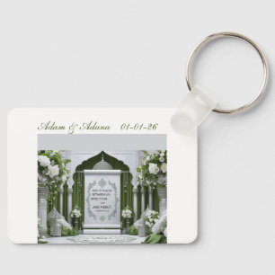 Porte-clés de mariage islamique personnalisé