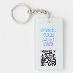 Porte-clés de marque d'entreprise et logo QR Code