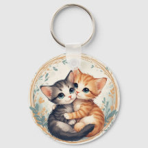 De mignons chatons s'étreignant