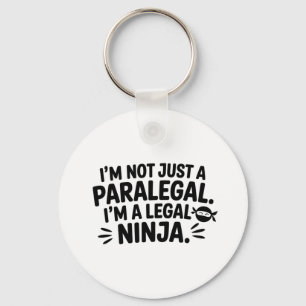Porte-clés de parajuriste Ninja juridique   Cadeau