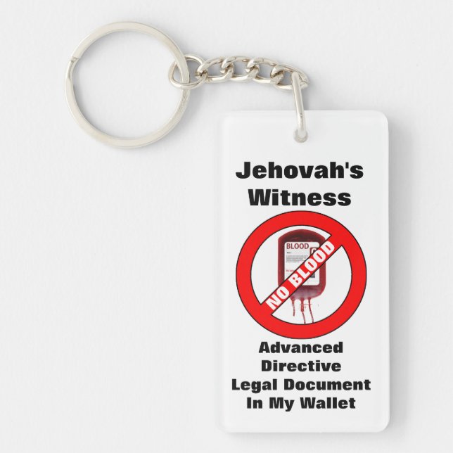 Porte-clés De personnaliser texte de retour - directive (Devant)