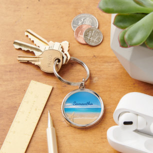 Porte-clés de plage personnalisé Porte-clés avec