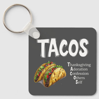 Porte-clés de prière TACOS