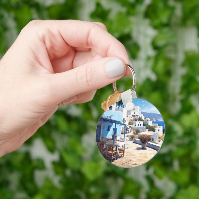 Porte-clés de Santorin (main)
