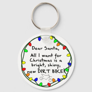 Porte-clés Dear Santa Dirt Bike