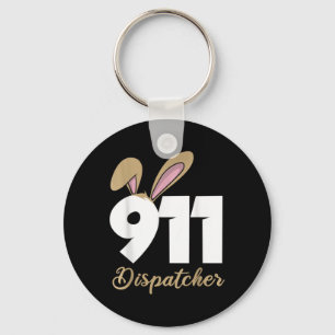 Porte-clés Débardeur à capuche pour dispatcher 911 de Pâques