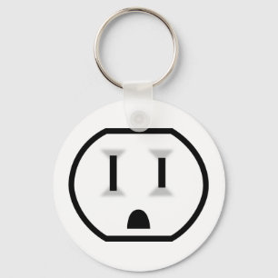 Porte-clés Débouché électrique drôle