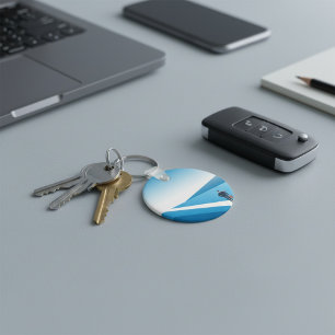 Porte-clés Début du voyage Porte - clé de la route bleue