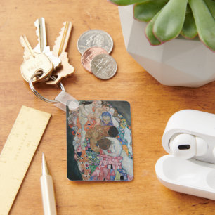 Porte-clés Décès et vie par Gustav Klimt Art Nouveau Vintage
