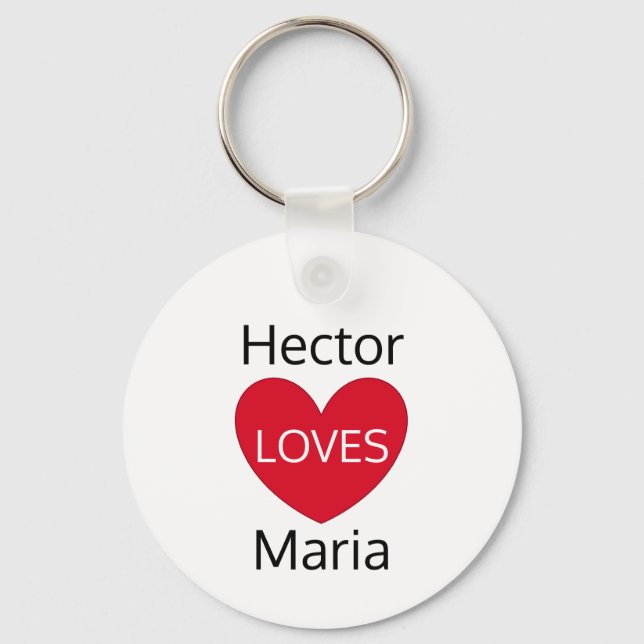 Porte-clés Déclaration d'amour  (Recto)