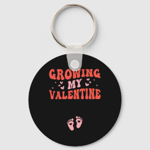 Porte-clés Déclaration de grossesse de ma Saint-Valentin chér